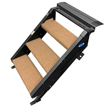 Imagem de Prest-O-Fit 2-0525 Trailhead RV Step Rug para MORryde StepAbove - 3 passos, 59,7 cm L x 20,3 cm ou 26,66 cm D, Buckskin Brown