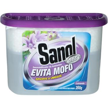 Imagem de Evita Mofo Absorventes de Umidade (desumidificador), Lavanda, Sanol, 200 g, Roxo