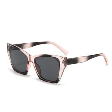 Imagem de HPIRME Óculos Vintage Femininos Armação Pequena Estilo Retrô Proteção UV400 (6209-C8)