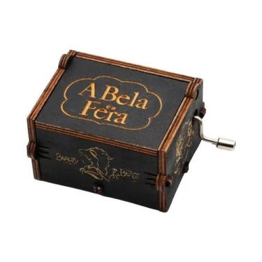 Imagem de Caixa De Música De Madeira Pink Panther Simpson Com Manivela, Presente