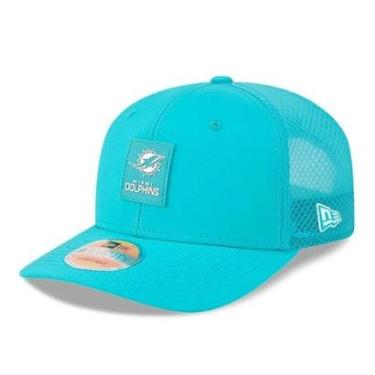 Imagem de Boné New Era Nfl25 970 Sideline Miami Dolphins Azul Claro-Masculino