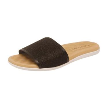 Imagem de Tamanco Feminino Beira Rio Slide 836035326508, Preto, 37
