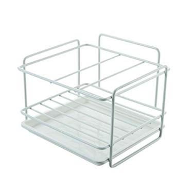 Imagem de HHHJQFAAT 1 peça Novo suporte de esponja rack de armazenamento de ralo organizador de pia de cozinha suporte de escova de pano de prato prateleira de ferro organizador de banheiro (cor: A) (B) (B)