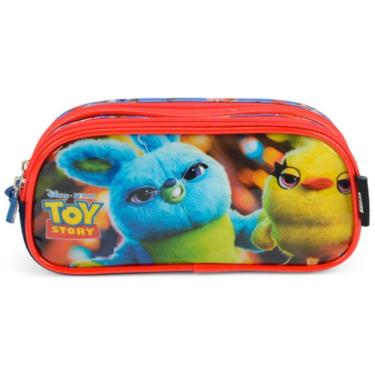 Imagem de Estojo Duplo Toy Story Infantil Ducky E Coelho Disney Escola