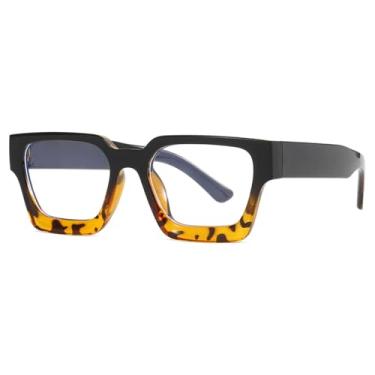 Imagem de Óculos de Sol UV400 - Estampa de Leopardo em Degradê com Cores Vibrantes para Homens e Mulheres, Ideais para Esportes ao Ar Livre, Corrida e Ciclismo, Estampa de Leopardo Preta e Transparente