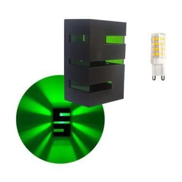 Imagem de 5 Arandela Externa/interna + Lâmpada + Lente Colorida - Metais Massuia