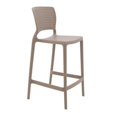 Imagem de Cadeira Tramontina Safira Alta Residência Em Polipropileno E Fibra De Vidro Camurça 92128210