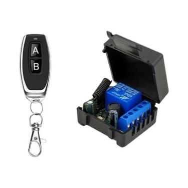 Imagem de Interruptor De Controle Remoto Sem Fio 12V 10A 433Mhz RF Com Receptor 