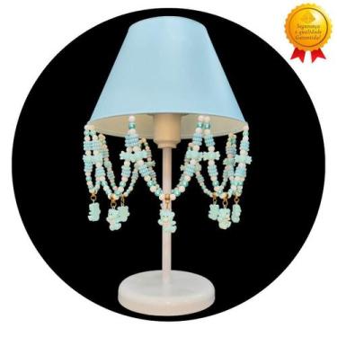 Imagem de Abajur Infantil Ursinho ul Quarto De Menino Decoração - Lustres Sh Des