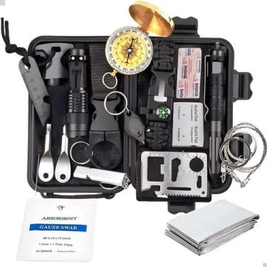 Imagem de Kit Sobrevivência Militar 13 Em 1 Camping Edc Completo - Lorben