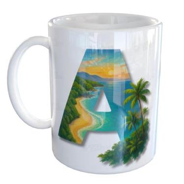 Imagem de Caneca Porcelana Angra dos Reis - Pense Canecas, Branco