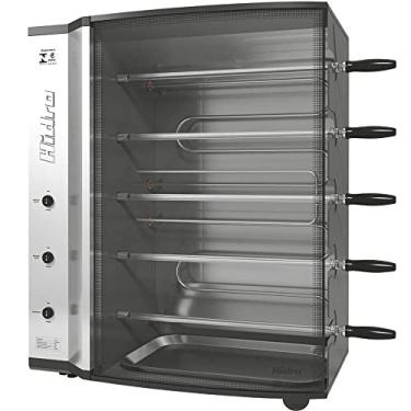 Imagem de Churrasqueira Elétrica Com 5 Espetos Cor Preto Hidro - CHE