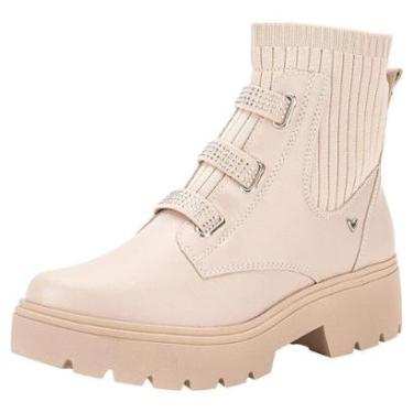 Imagem de Bota Feminina Coturno Mississipi Mi611 - Natural. - 35-Feminino