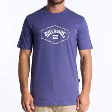 Imagem de Camiseta Billabong Manga Curta Exit Arch Roxa-Masculino