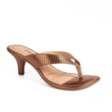 Imagem de Tamanco Dakota de Salto Alto Metalizado Feminina Y9914-Feminino