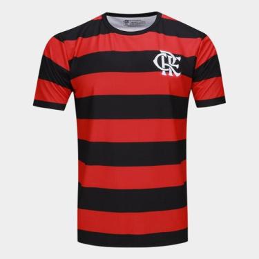 Imagem de Camiseta Flamengo Masculina - Betel Sport, Vermelho, Preto, P