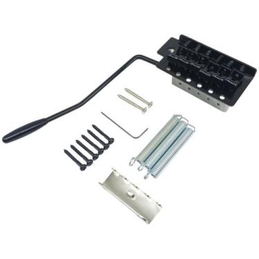 Imagem de Ponte guitarra tremolo vintage completa Preta MXP 610BK