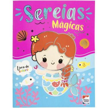 Imagem de Livro - Mundo da Fantasia: Sereias Mágicas Para Colorir