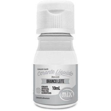 Imagem de Corante Líquido 10ml Branco Leite Corante Liquido 10ml Branco Leite - 