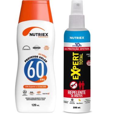 Imagem de Protetor Solar 60 FPS 120ml com Repelente 200ml NUTRIEX - 000705