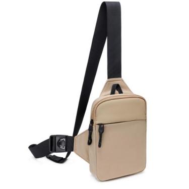 Imagem de Sling Bag higouta Mini impermeável para homens e mulheres preta