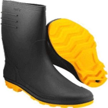 Imagem de Bota Impermeável Cano Longo Solado Amarelo Grendene Pvc, 34/35