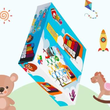 Imagem de Jogo Educativo Aprender Os Cinco Sentidos Peças Mdf 5anos - Carlu Brin