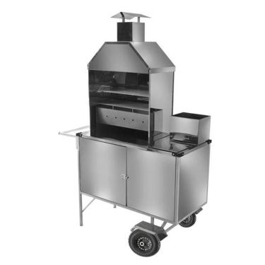 Imagem de Carrinho De Churrasco Estendido Luxo Rodas Pneumáticas Le06p Cefaz