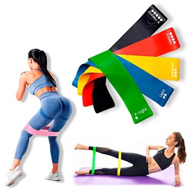 Imagem de Kit 5 Mini Thera Band Banda Elástica Faixa Treino Elástico #1924196189