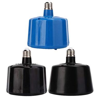 Imagem de Luz de aquecimento LED de plástico ABS para cultivo de animais de fazenda quente máquina cerâmica isolamento de alumínio equipamento de termostato de borracha macia ferramenta de aquecimento para répteis rasteirinhas (azul)