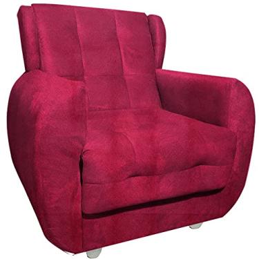 Imagem de Poltrona Amamentação Lyla + Puff Vermelho