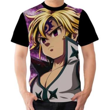 Camiseta Camisa Anime 7 Pecados Nanatsu No Taizai 4