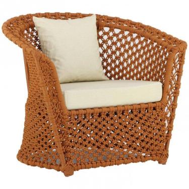 Imagem de Poltrona Flórida em Corda Náutica Alumínio Trama