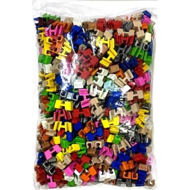 Imagem de Kit 100 - Suporte Hashi Adaptador Clip - Colorido (Para Hashi Descartável) - Várias Cores