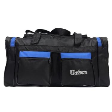 Imagem de Mala de Viagem Grande Reforçada Welcon bolsas Dois Bolsos (Azul)