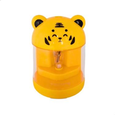 Imagem de Apontador De Lápis Elétrico Ursinho Prático e Seguro (Amarelo)