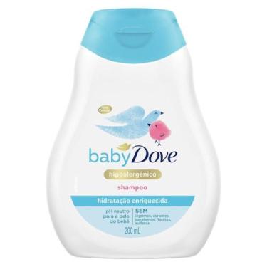 Imagem de Shampoo Hid Henriquecida Hipoalergênico 200ml  Baby Dove - Unilever