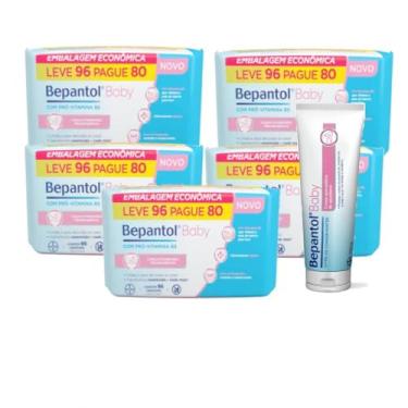 Imagem de Bepantol Kit 1 Pomada Assadura + 5 Lenços Umedecidos 96un