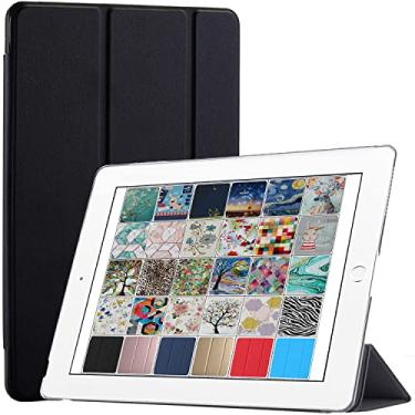 Imagem de DuraSafe Cases Capa para iPad 9.7 5ª 6ª geração Air 1ª 2ª geração [iPad 5 6 Air 1 2] A1893 A1822 A1566 MP242LL/A MP252LL/A MPGA2LL/A MH0W2LL/A MD785LL/B MD788LL/B MD788LL/B Capa com suporte de ângulo