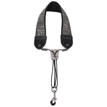 Imagem de Alça de Pescoço para Saxofone, Ajustável, Alto Tenor, Sax, Algodão, Soprano, Sax, Arnês de Pescoço Com Gancho de Metal para Iniciantes