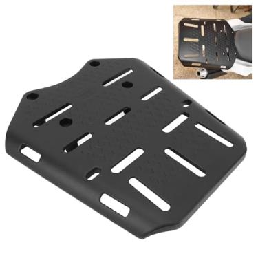 Imagem de Rack de Bagagem Traseiro para Motocicleta, Rack Traseiro de Liga de Alumínio, Prateleira de Armazenamento de Carga, Suporte de Bagagem, Conjunto de Suporte para Bagagem de (Preto)
