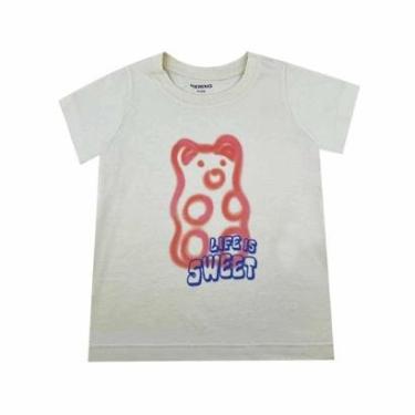 Imagem de Blusa Hering Infantil Menina Manga Curta Com Estampa-Feminino
