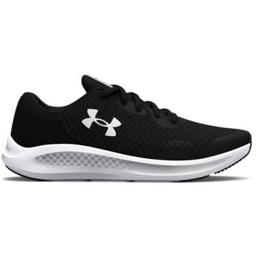 Imagem de Under Armour Boy's Charged Pursuit 3 Running Shoe, Black (001)/White, 5 Big Kid