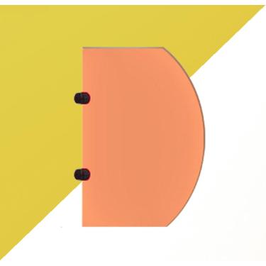 Imagem de Divisória de mictório montada na parede, divisor de mictório de desenho animado infantil, defletor de mictório de privacidade, divisória de banheiro com tela de mictório, para escolas/jardin