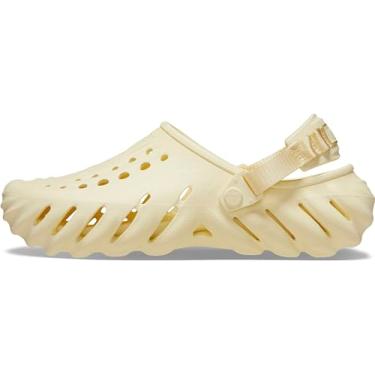 Imagem de Crocs Tamanco unissex Echo Clog para adultos, Buttercream, 7 Women/5 Men