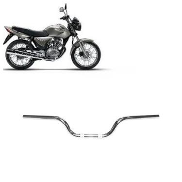Imagem de Guidão Cg 150 Sport Original 04 2005 2006 2007 2008 Cromado - MA Motos