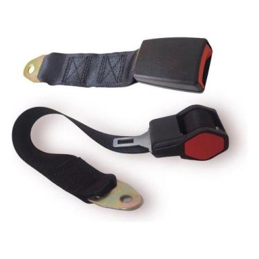 Imagem de Kit Catraca Retrátil 2 Pontas Abdominal Cinto De Segurança + Femea - X