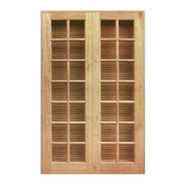 Imagem de Porta Balcão de Abrir / Abrir de Madeira Cedro Arana Reto Batentes de 