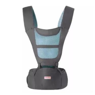 Imagem de Canguru ergonomico 6 posições porta bebe cinza forte - Importway