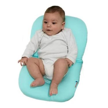 Imagem de Almofada anatômica de banho para bebes verde - Importway